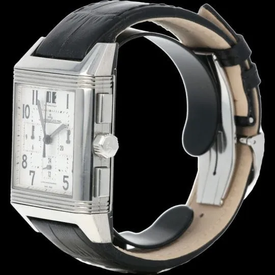 Jaeger-LeCoultre Reverso Squadra - Montre GMT Chronograph en acier sold by 58 Facettes product image thumbnail 4