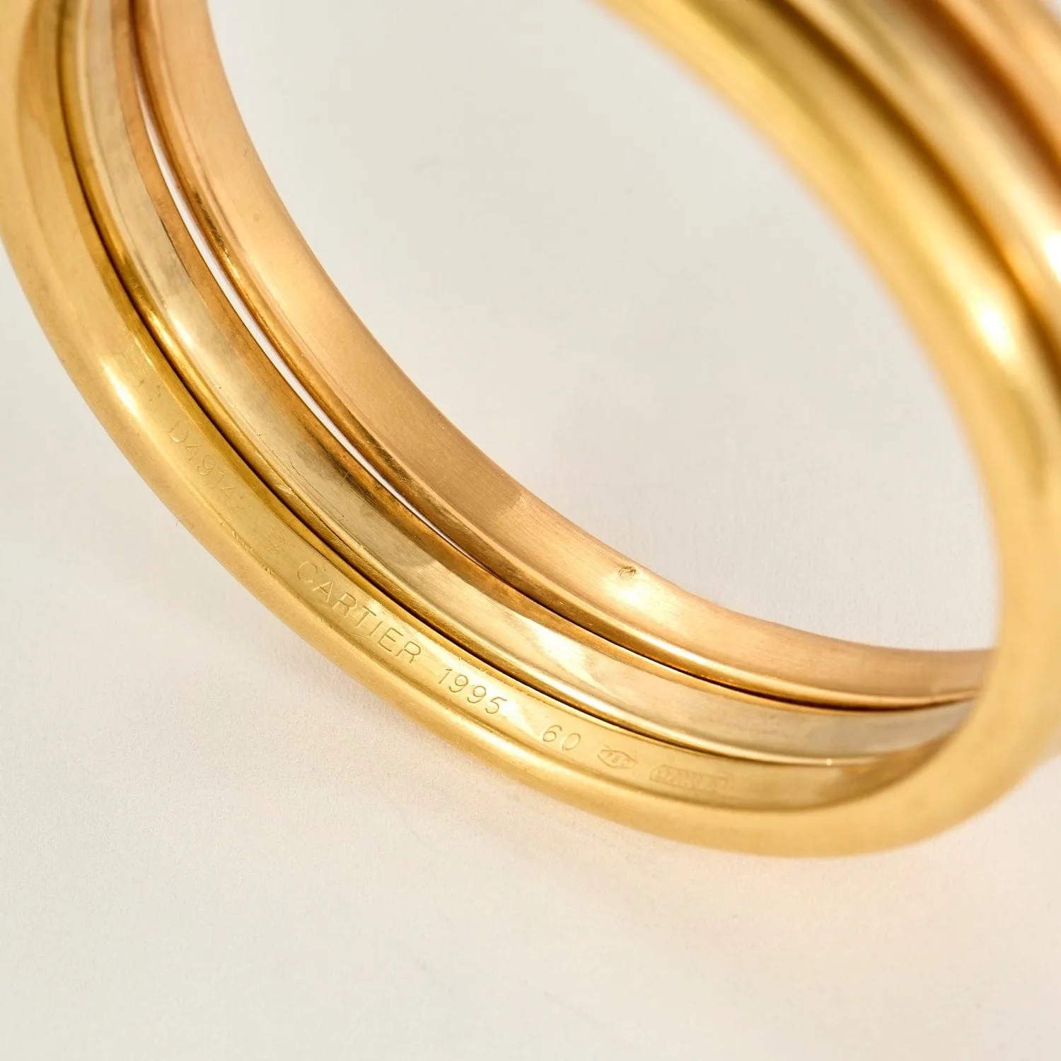 CARTIER - Mobilis- Rare Bracelet en or de trois couleurs. sold by 58 Facettes product image thumbnail 3