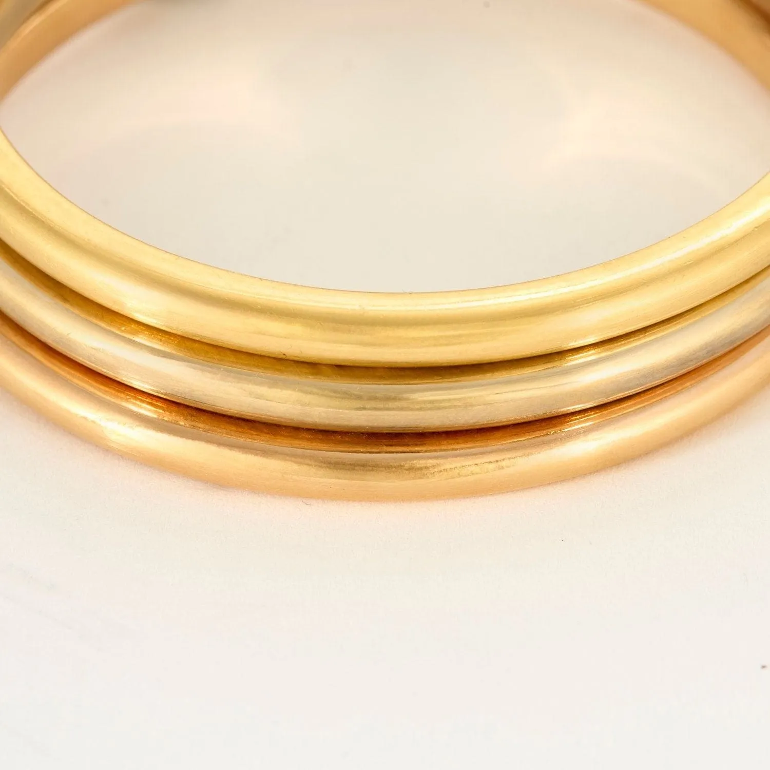 CARTIER - Mobilis- Rare Bracelet en or de trois couleurs. sold by 58 Facettes product image thumbnail 4