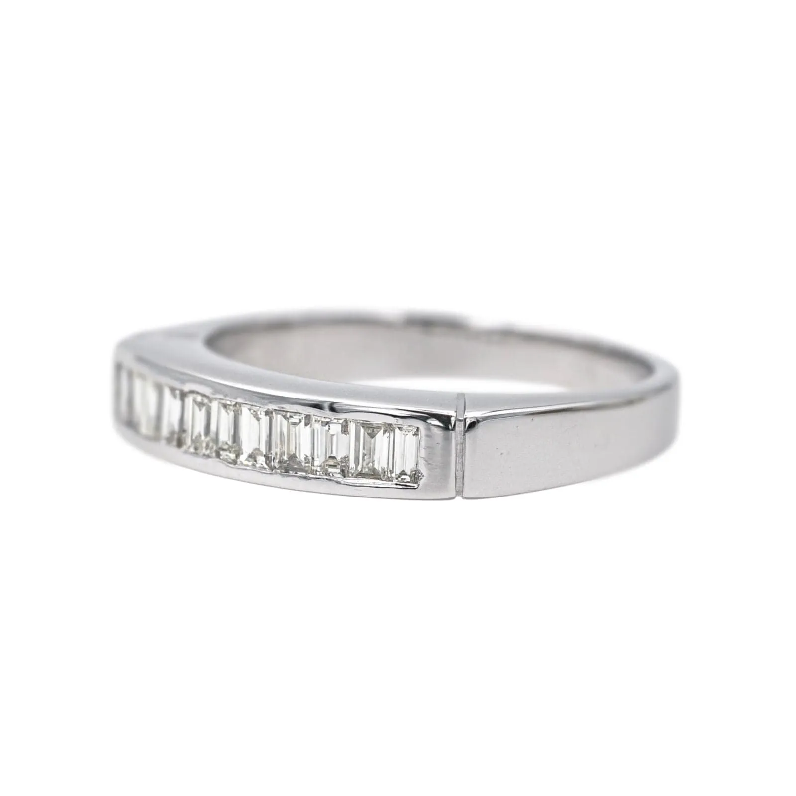 Bague Demi alliance Or blanc Diamant sold by 58 Facettes product image thumbnail 4
