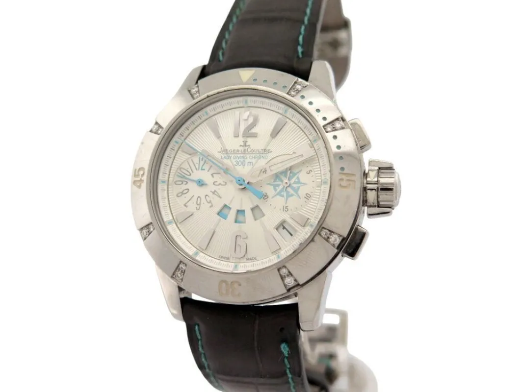 montre jaeger lecoultre master compressor diving gmt 156.8.25 38m auto sold by 58 Facettes