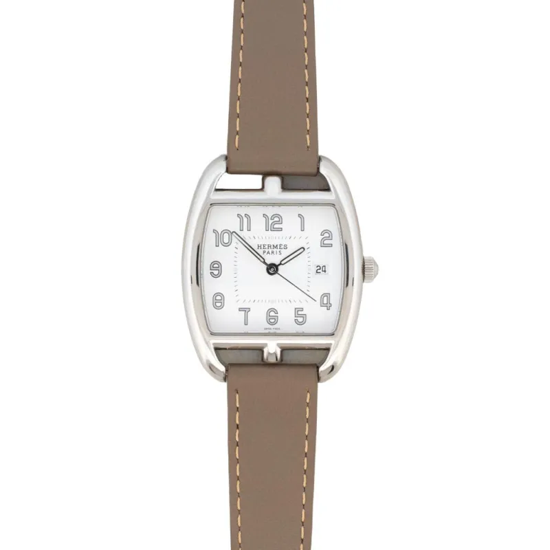 Hermès Cape Cod Tonneau - Cadran arabe ivoire - LM sold by 58 Facettes