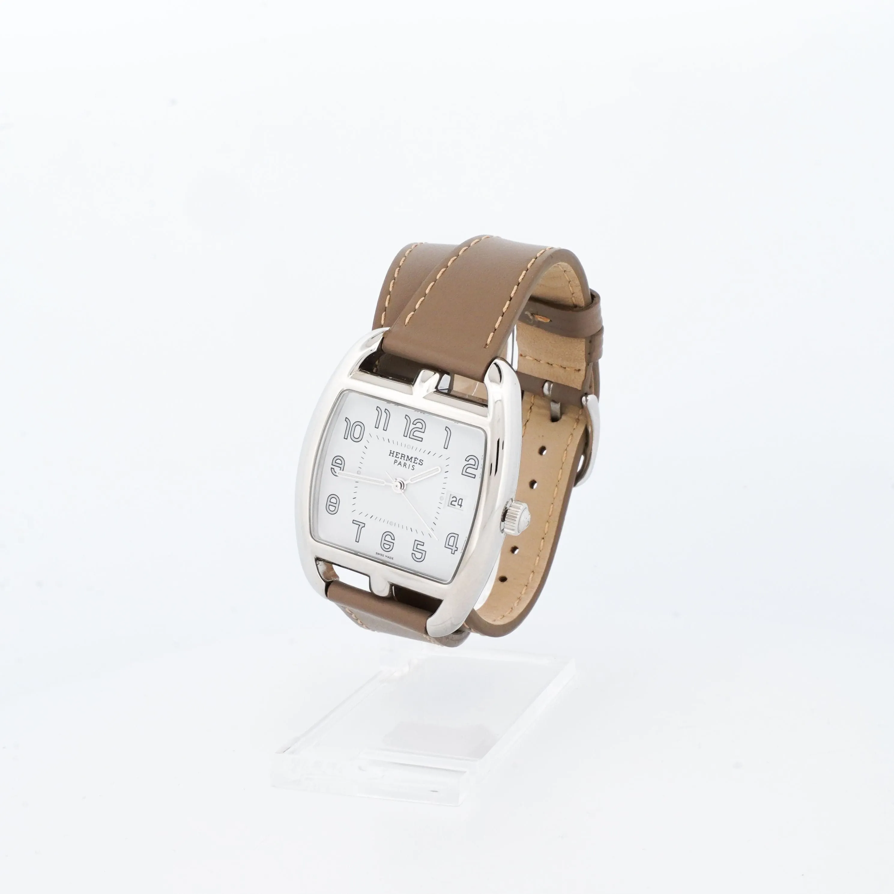 Hermès Cape Cod Tonneau - Cadran arabe ivoire - LM sold by 58 Facettes product image thumbnail 5