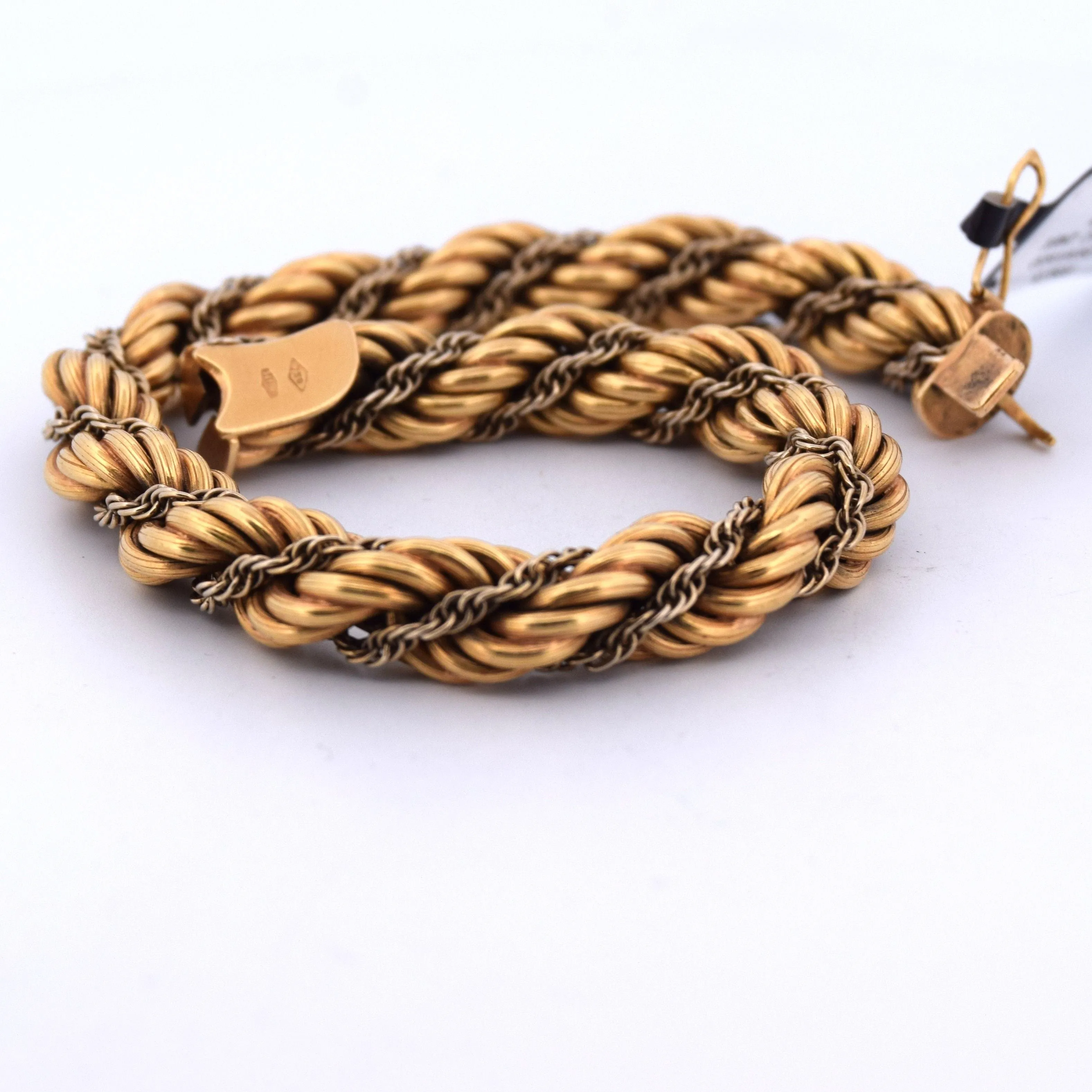 BRACELET VINTAGE EN OR JAUNE 18 KT sold by 58 Facettes product image thumbnail 4