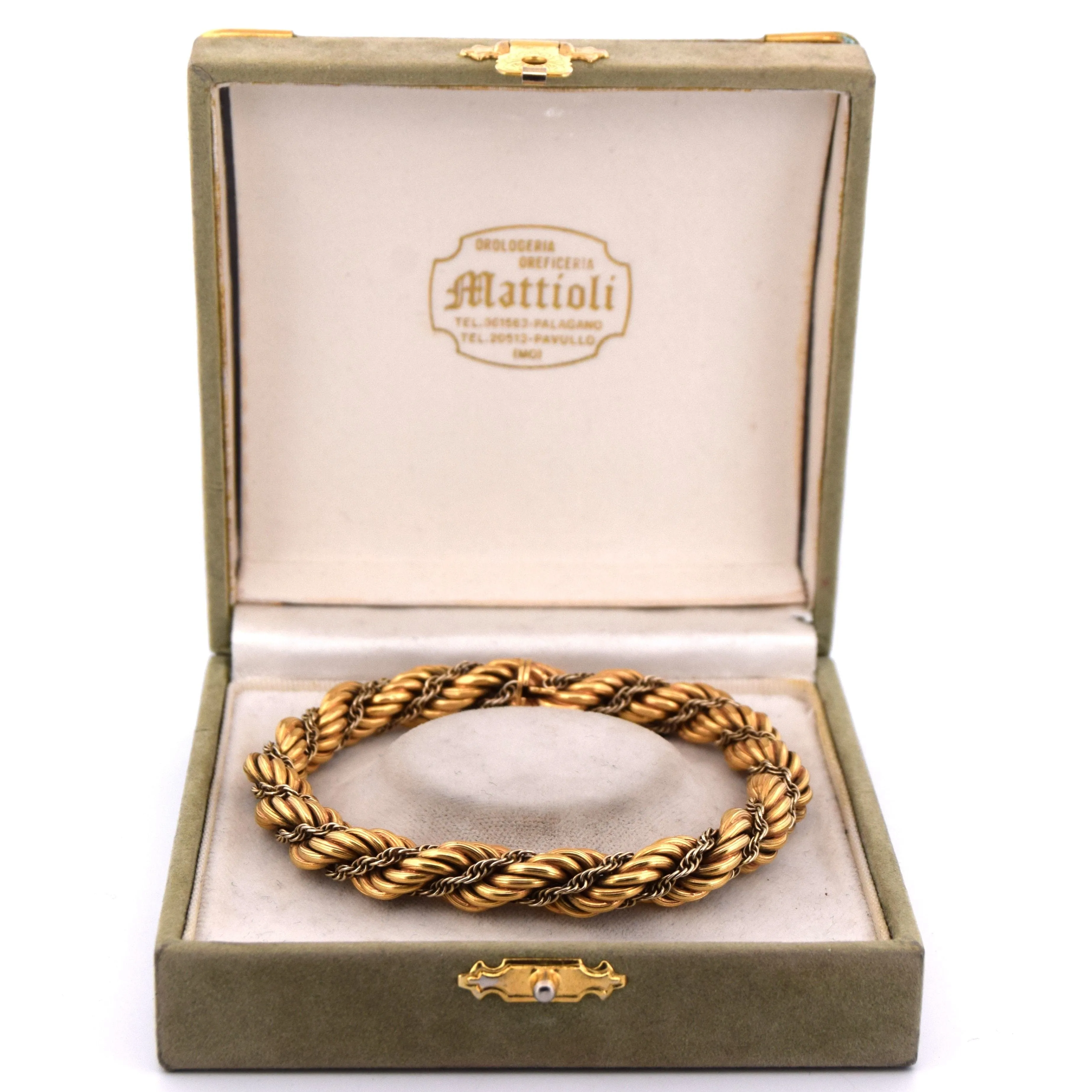 BRACELET VINTAGE EN OR JAUNE 18 KT sold by 58 Facettes