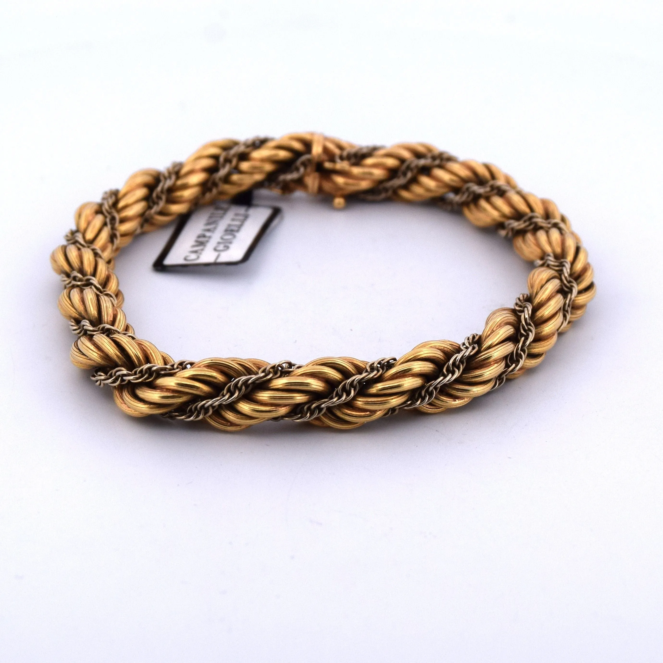 BRACELET VINTAGE EN OR JAUNE 18 KT sold by 58 Facettes product image thumbnail 2