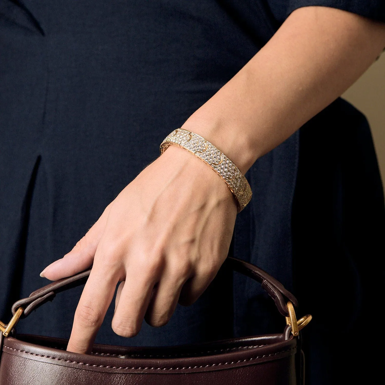 CARTIER - Arcadie - Bracelet or jaune et diamants sold by 58 Facettes product image thumbnail 2