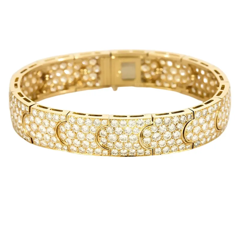 CARTIER - Arcadie - Bracelet or jaune et diamants sold by 58 Facettes