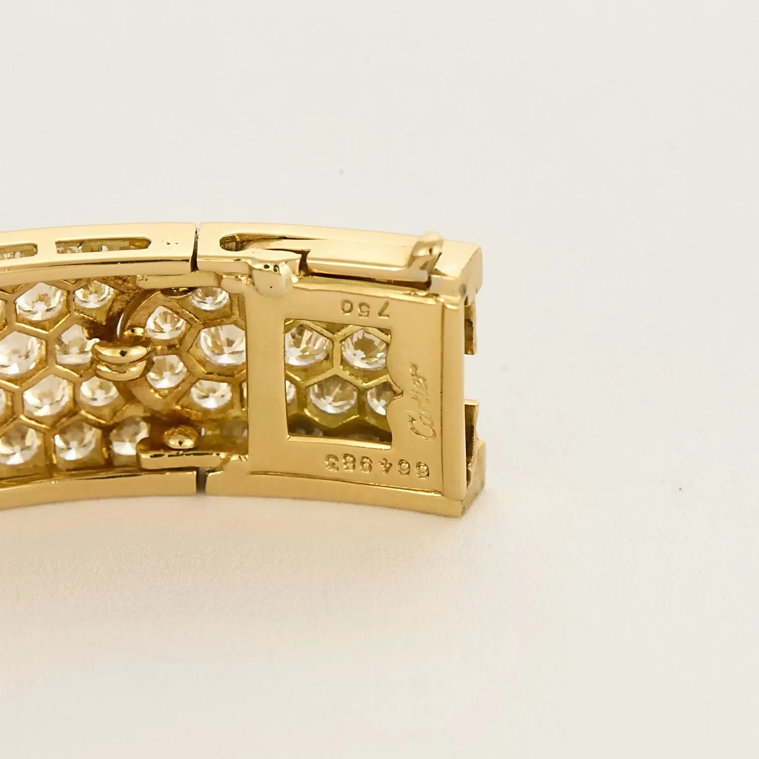 CARTIER - Arcadie - Bracelet or jaune et diamants sold by 58 Facettes product image thumbnail 4