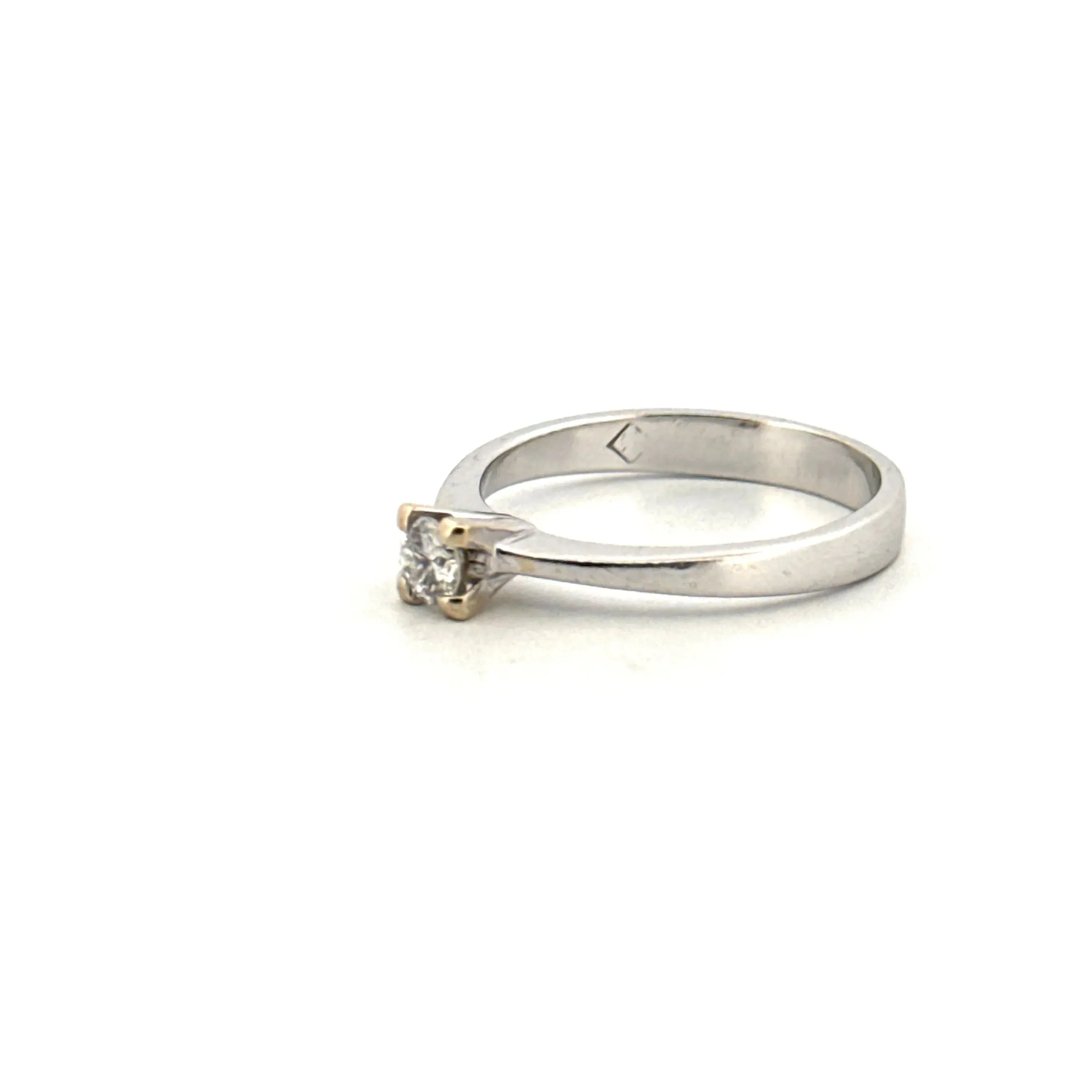 Solitaire Or Blanc 18k & Diamant sold by 58 Facettes product image thumbnail 3