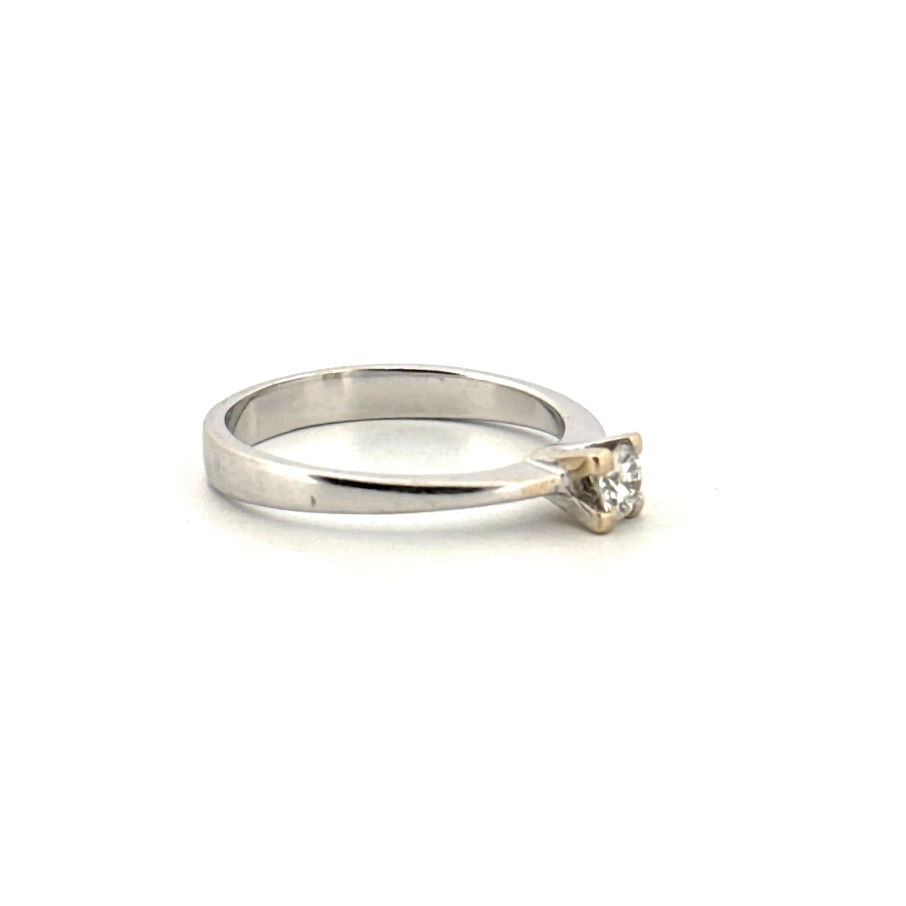 Solitaire Or Blanc 18k & Diamant sold by 58 Facettes product image thumbnail 4