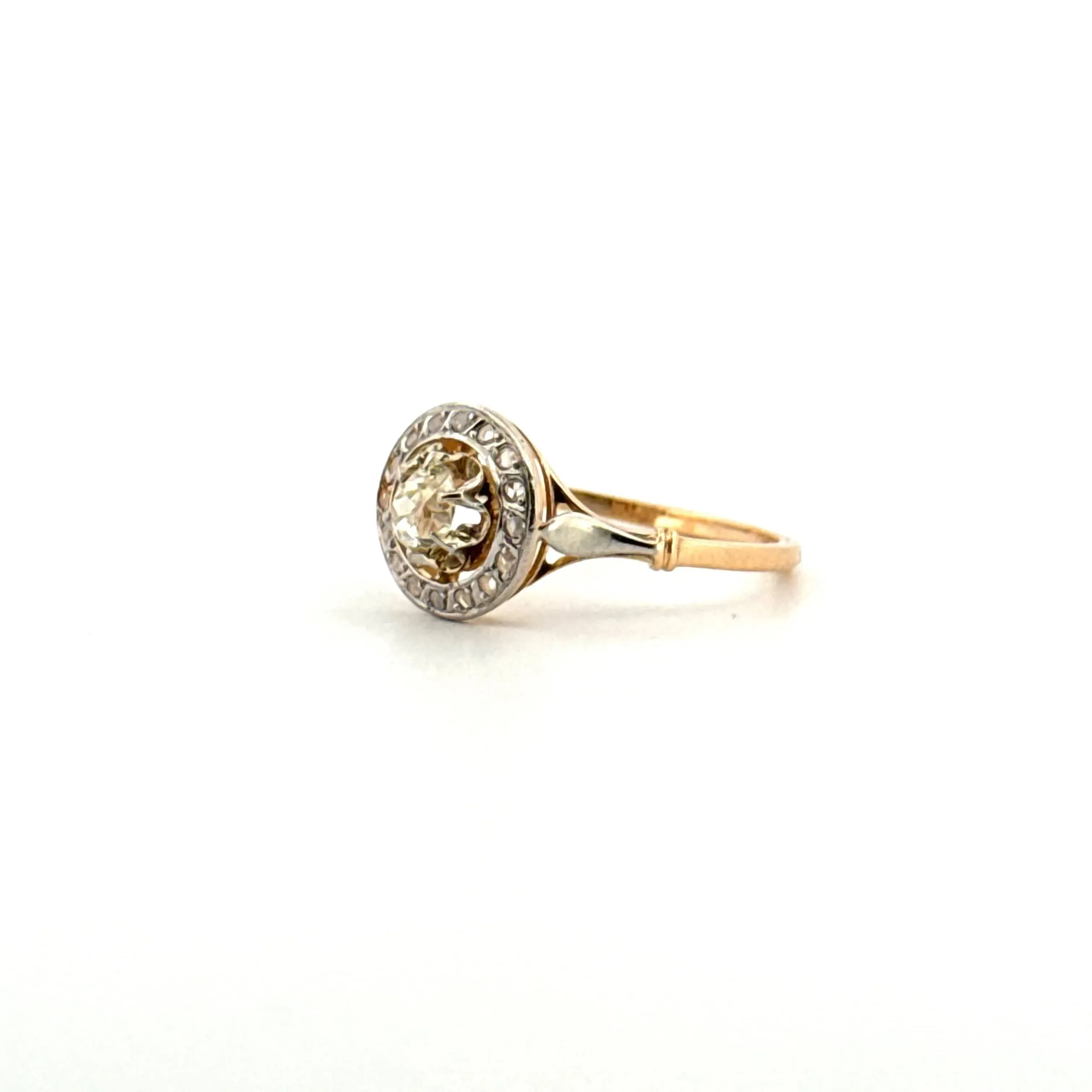 Bague Pavée or jaune diamants sold by 58 Facettes product image thumbnail 3