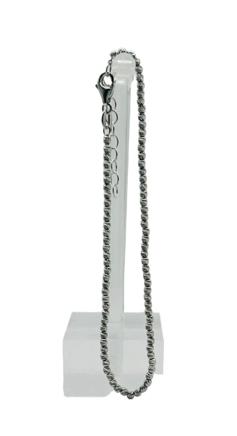 Bracelet boule de diamant en or blanc sold by 58 Facettes