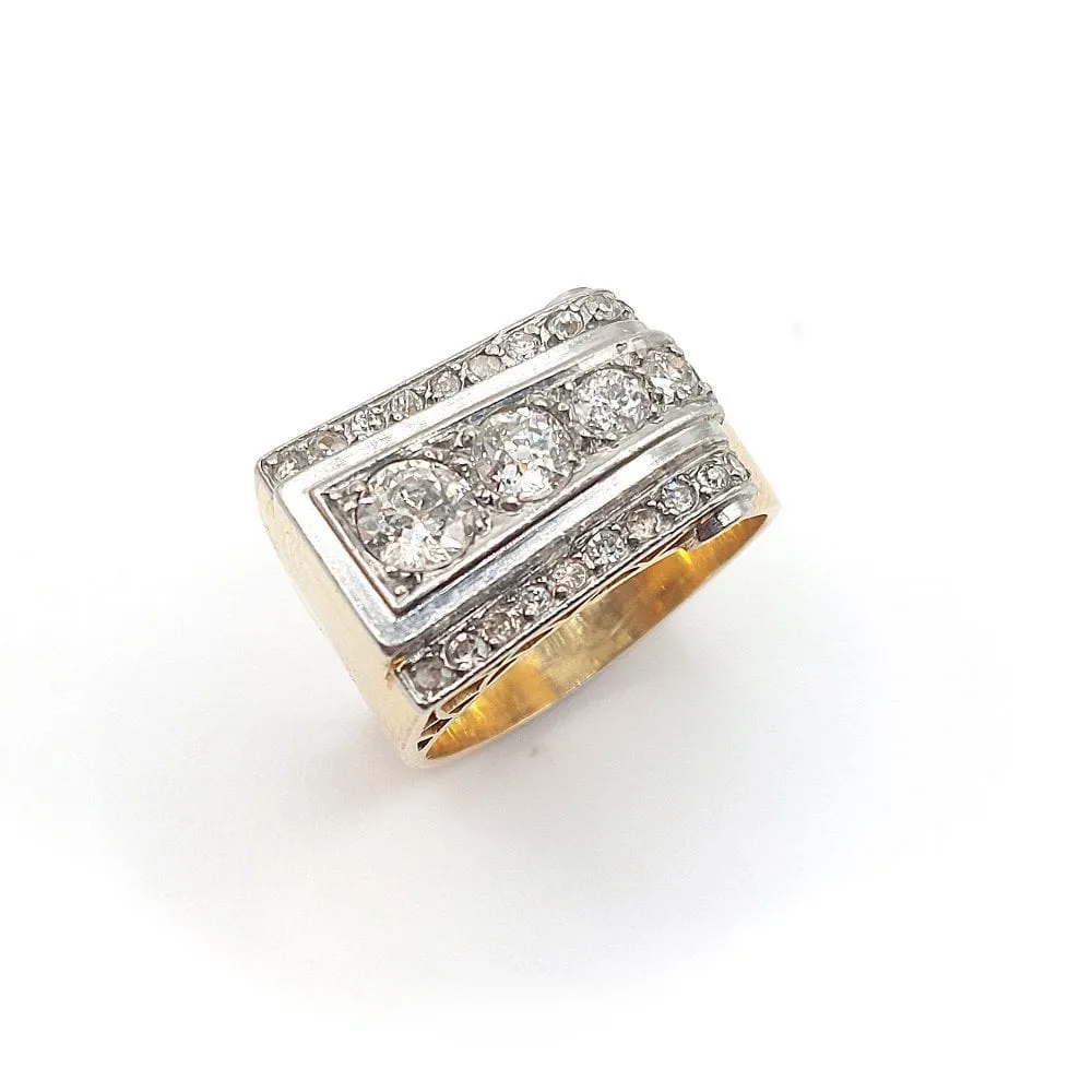 Bague Tank « Auguste » sold by 58 Facettes product image thumbnail 4