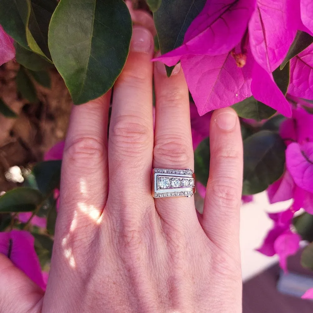 Bague Tank « Auguste » sold by 58 Facettes product image thumbnail 2