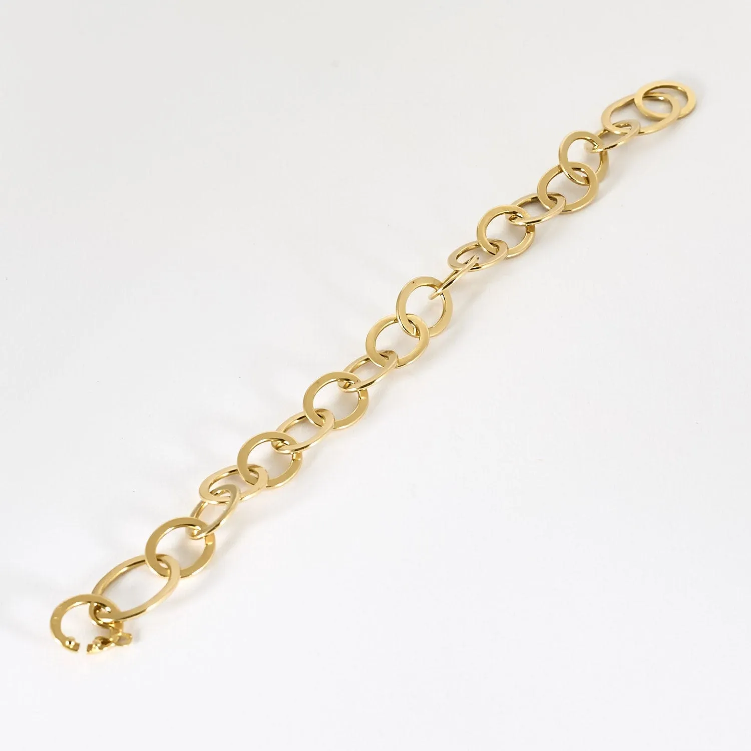 Bracelet en or jaune à maille ronde sold by 58 Facettes product image thumbnail 3