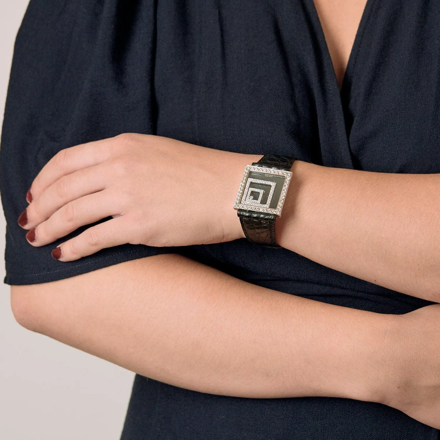 Chopard - Happy Spirit - Montre en or gris et diamants sold by 58 Facettes product image thumbnail 2