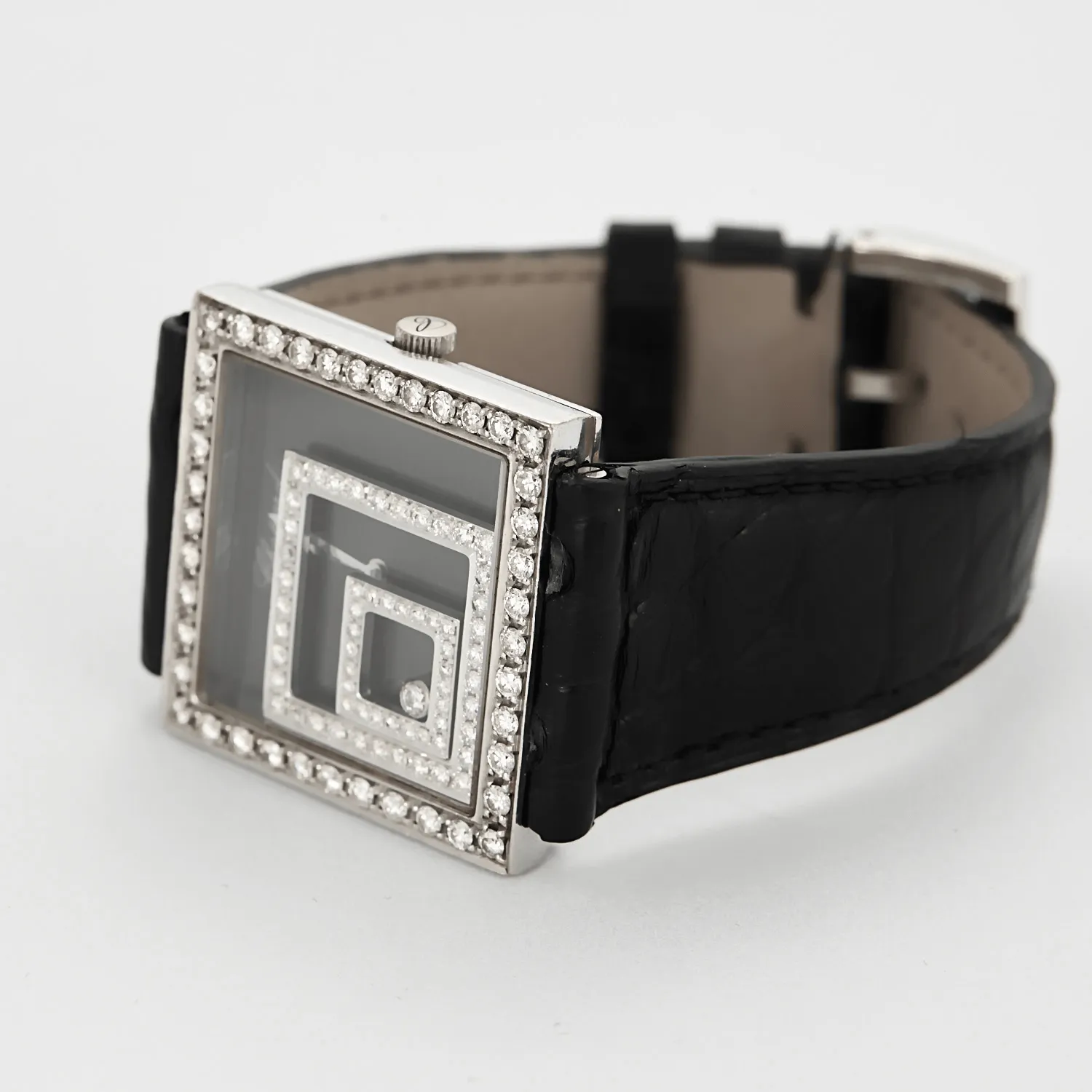 Chopard - Happy Spirit - Montre en or gris et diamants sold by 58 Facettes product image thumbnail 3