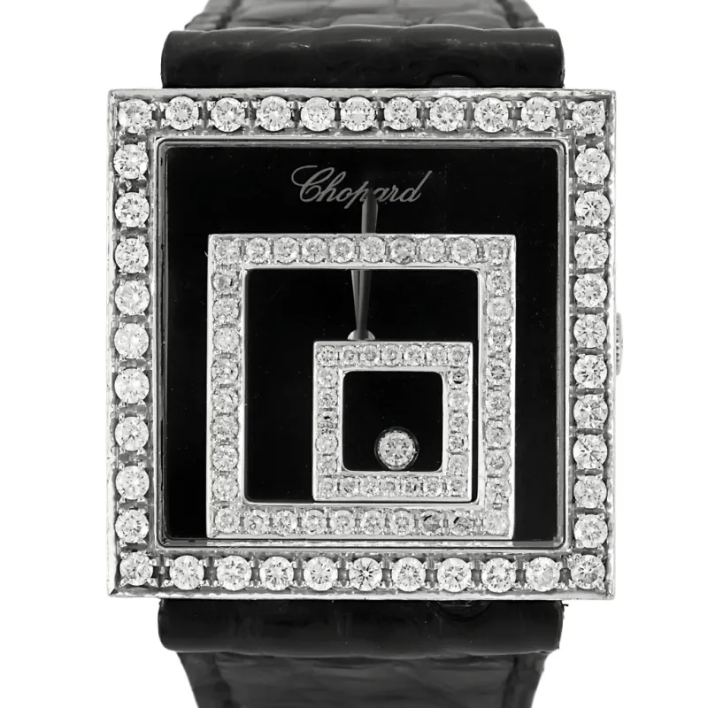 Chopard - Happy Spirit - Montre en or gris et diamants sold by 58 Facettes