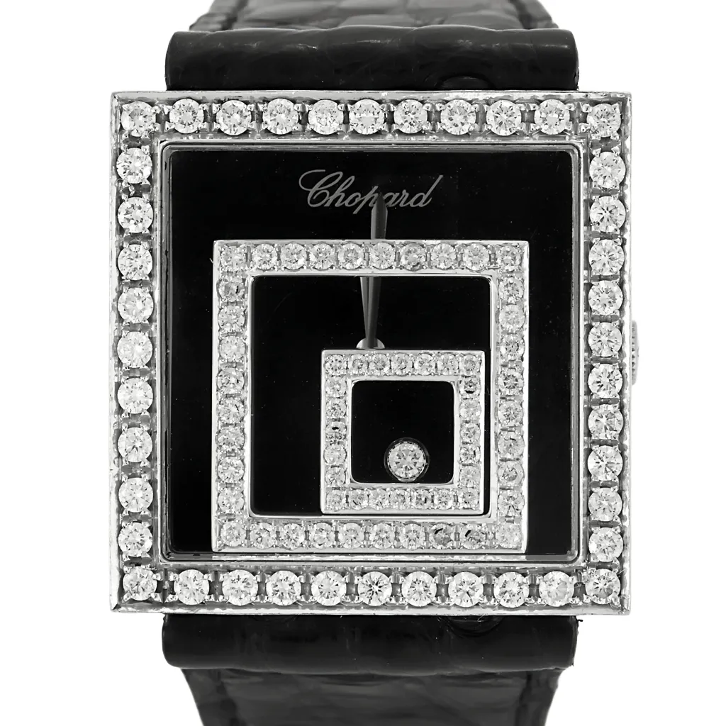 Chopard - Happy Spirit - Montre en or gris et diamants sold by 58 Facettes