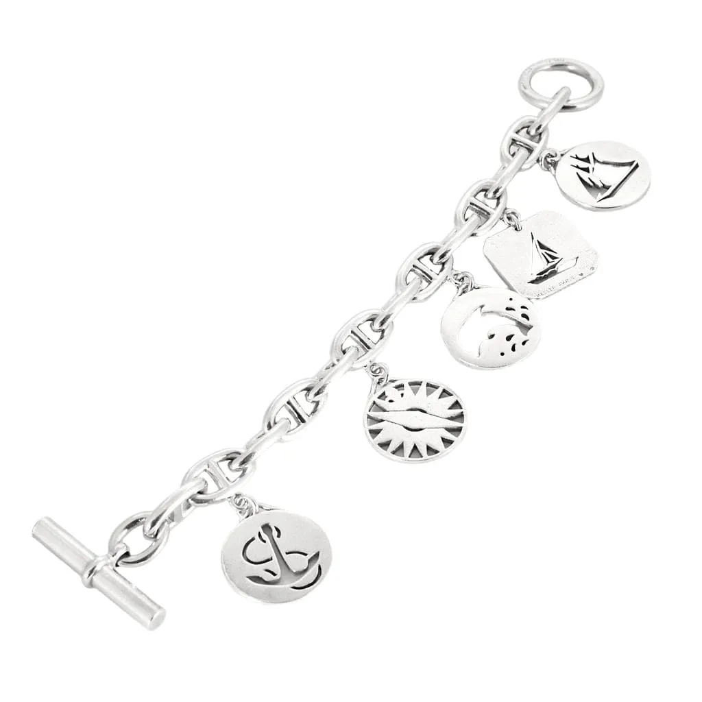 HERMES - Rare Bracelet Chaîne d'ancre argent sold by 58 Facettes