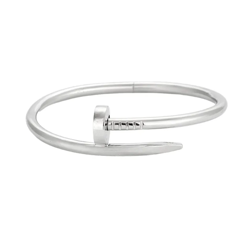 CARTIER - Bracelet Juste un Clou en or blanc sold by 58 Facettes
