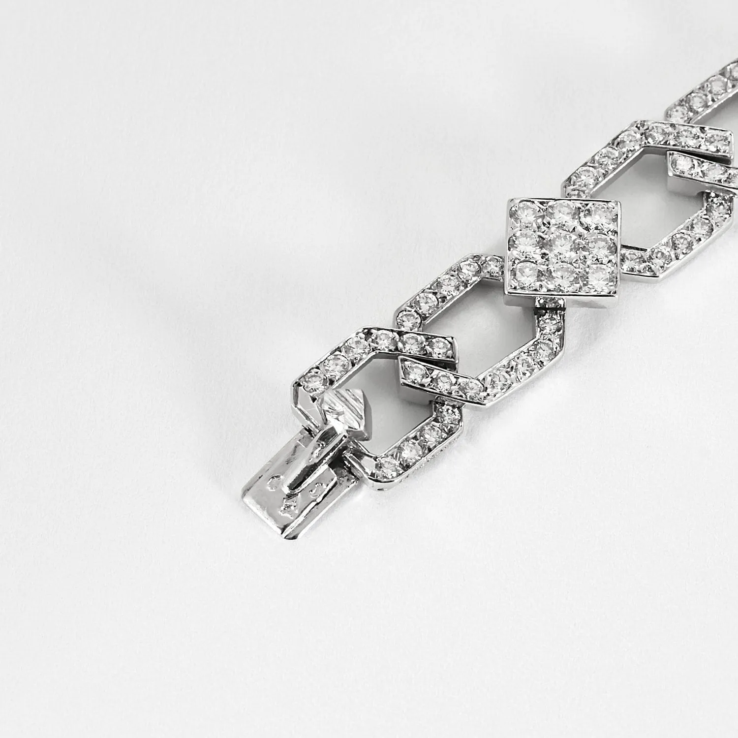 M.Gérard - Bracelet en or blanc et diamants de style art déco sold by 58 Facettes product image thumbnail 5