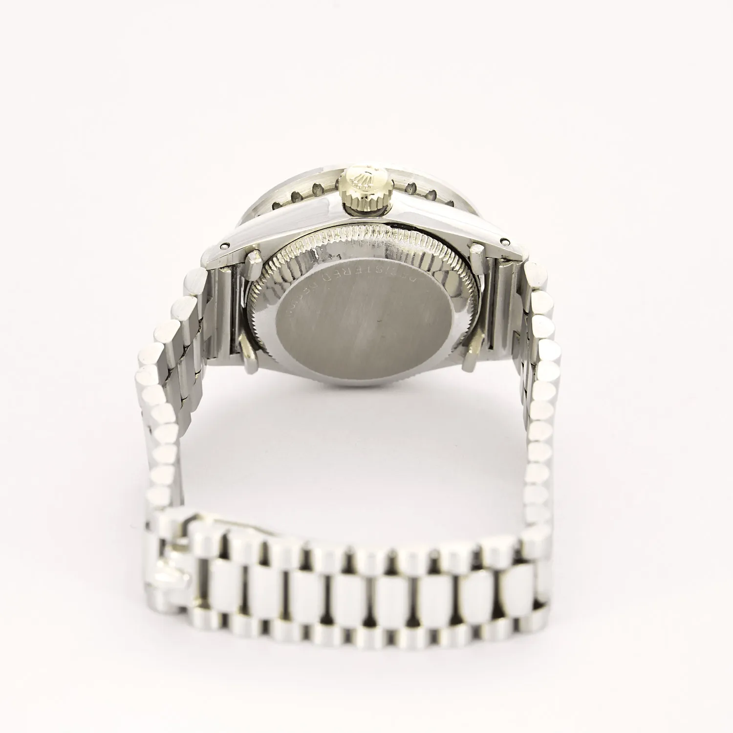 ROLEX - Oyster perpetual date - Montre en or blanc et diamants sold by 58 Facettes product image thumbnail 5