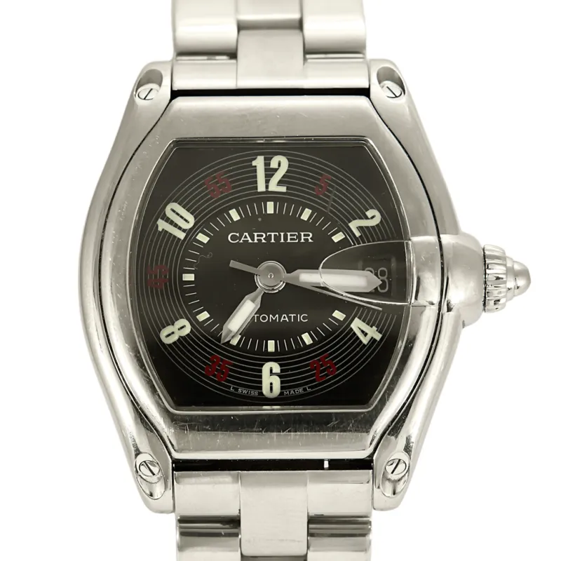 CARTIER- Roadster ref. 2510 - Montre en acier à mouvement automatique sold by 58 Facettes