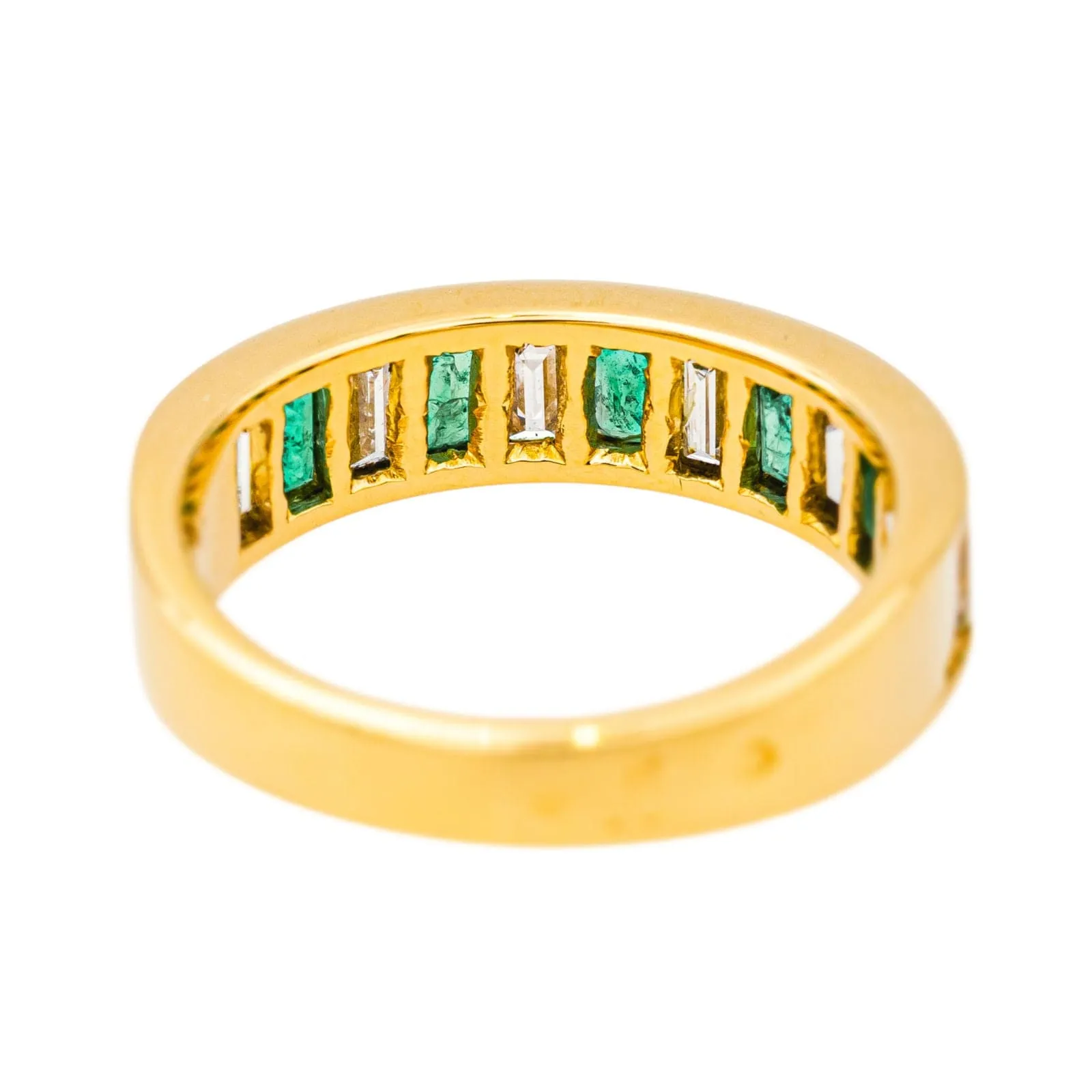 Bague Or jaune Diamant, Emeraude sold by 58 Facettes product image thumbnail 5