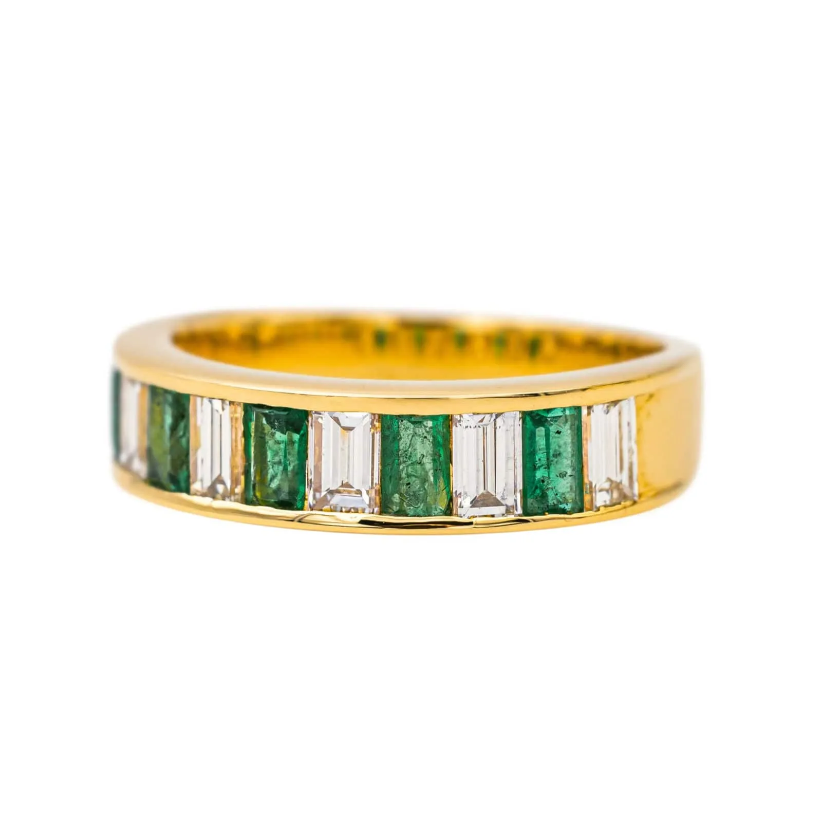 Bague Or jaune Diamant, Emeraude sold by 58 Facettes product image thumbnail 3