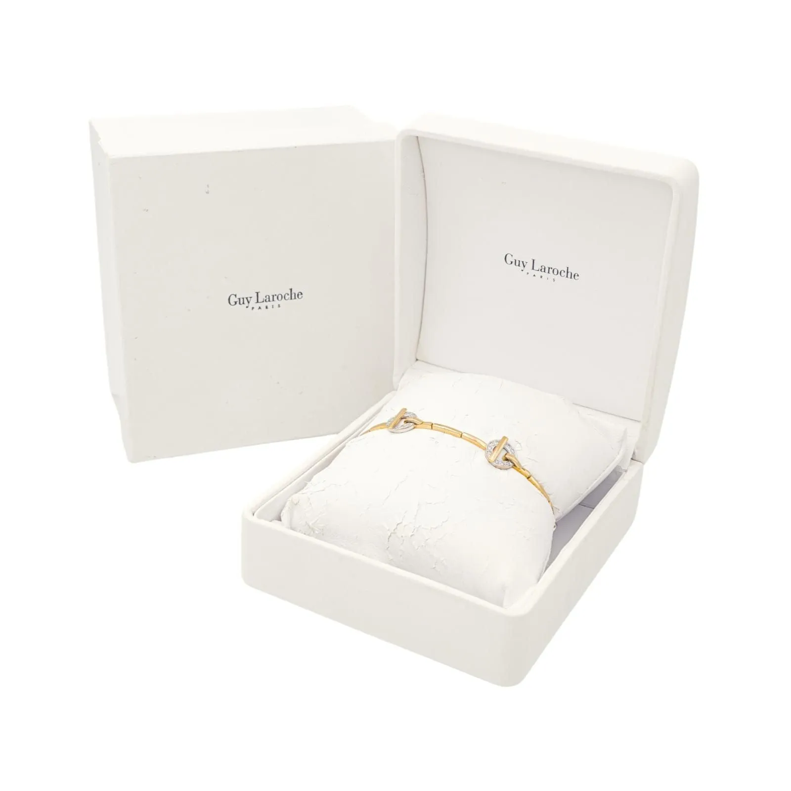 Guy Laroche Bracelet Or jaune, Or blanc Diamant sold by 58 Facettes product image thumbnail 3