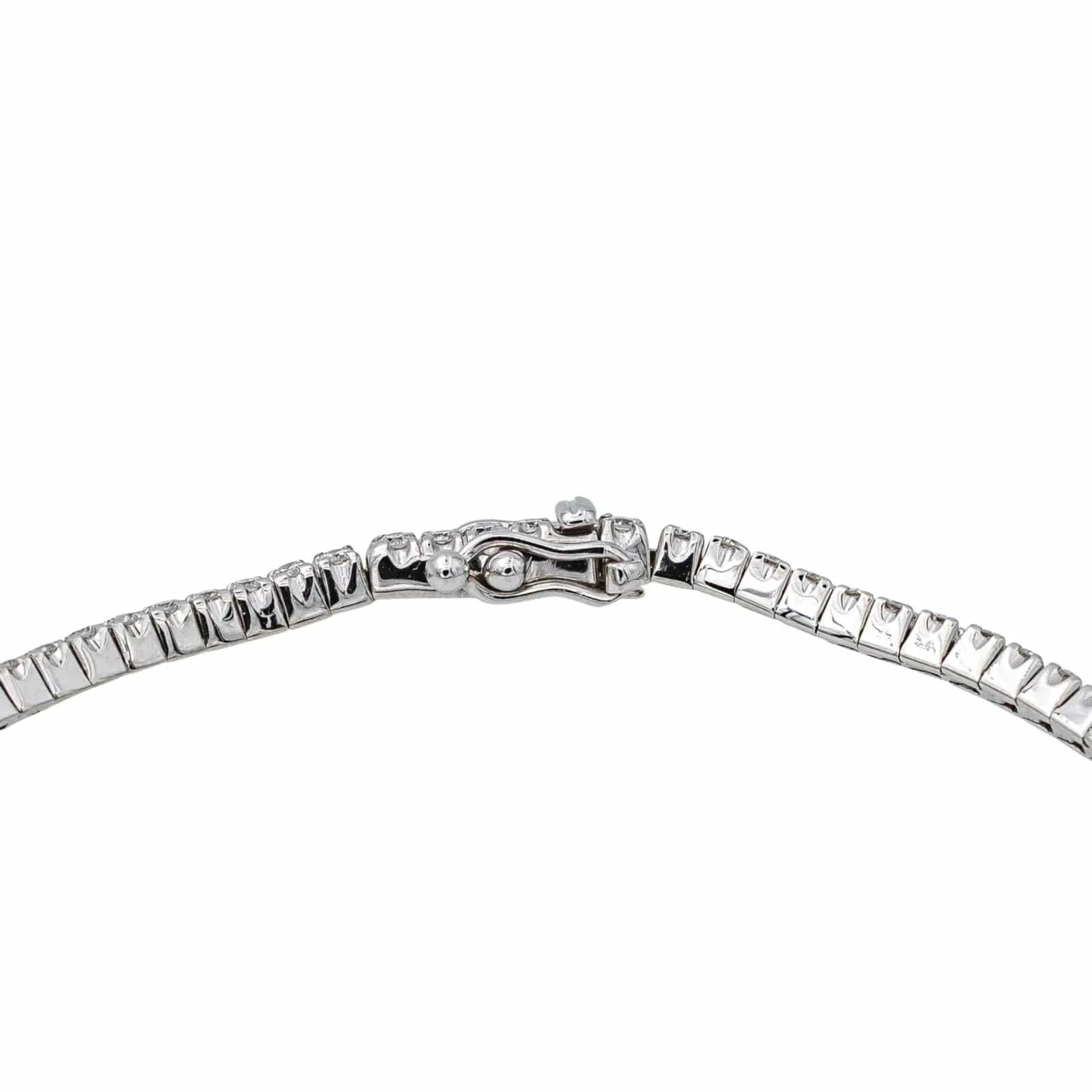 Bracelet Tennis Or blanc Diamant sold by 58 Facettes product image thumbnail 5