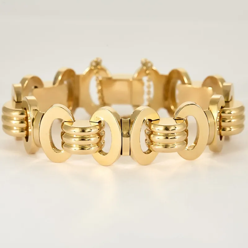 Bracelet souple en or jaune sold by 58 Facettes