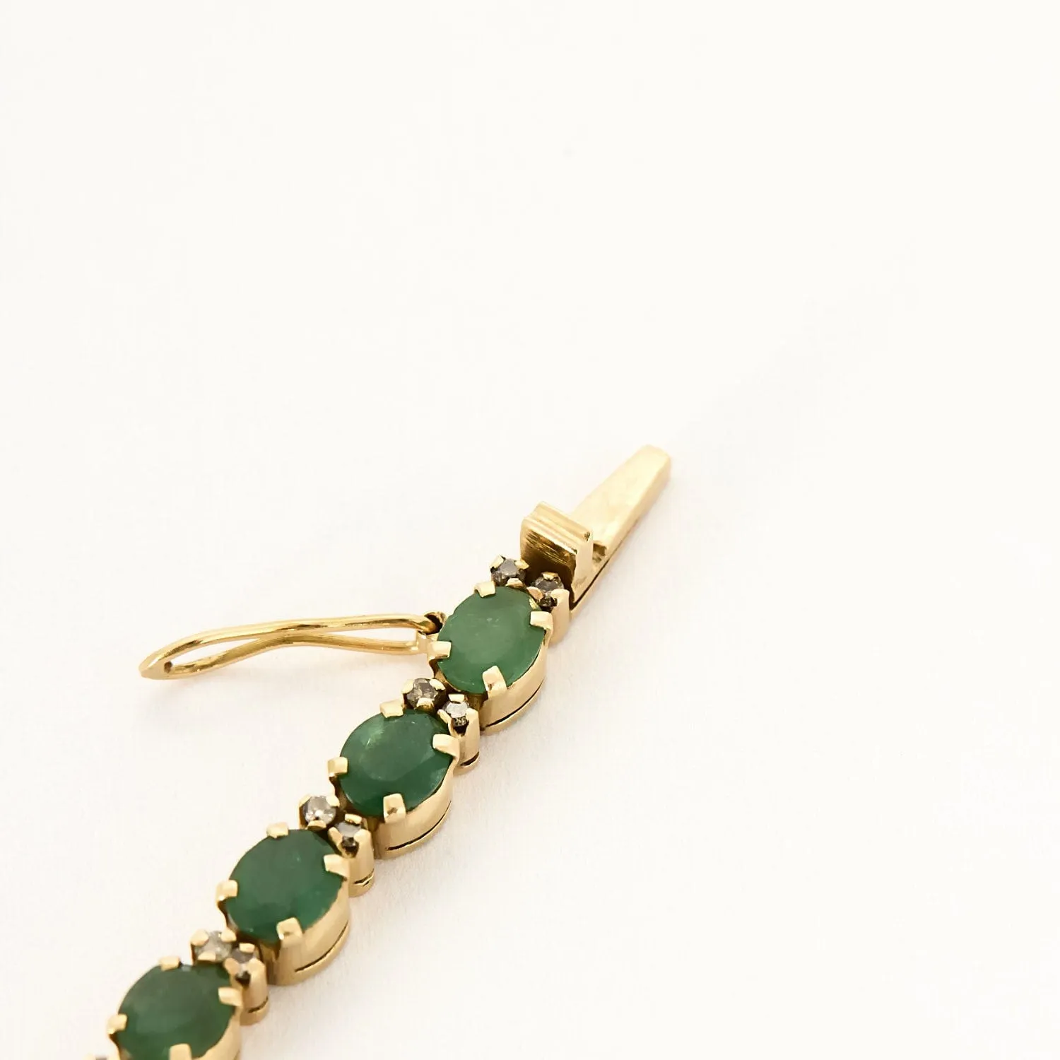 Bracelet en or jaune et émeraudes sold by 58 Facettes product image thumbnail 5