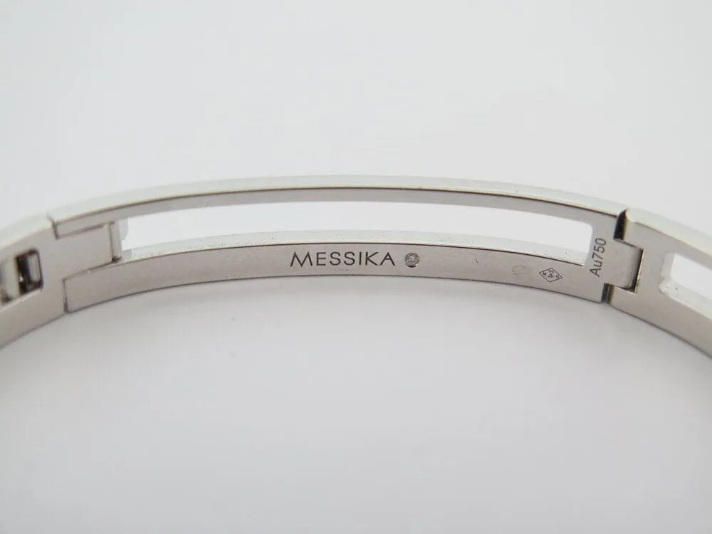 bracelet MESSIKA move romane 6514 or blanc diamant jonc 15 cm sold by 58 Facettes product image thumbnail 5