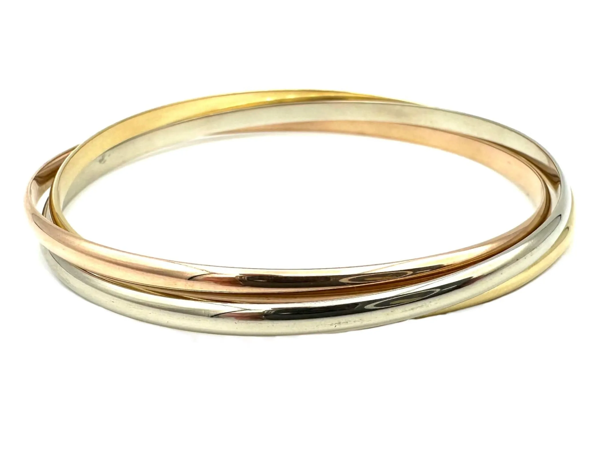 CARTIER. Collection "Trinity", bracelet 3 ors 18K (PM) sold by 58 Facettes