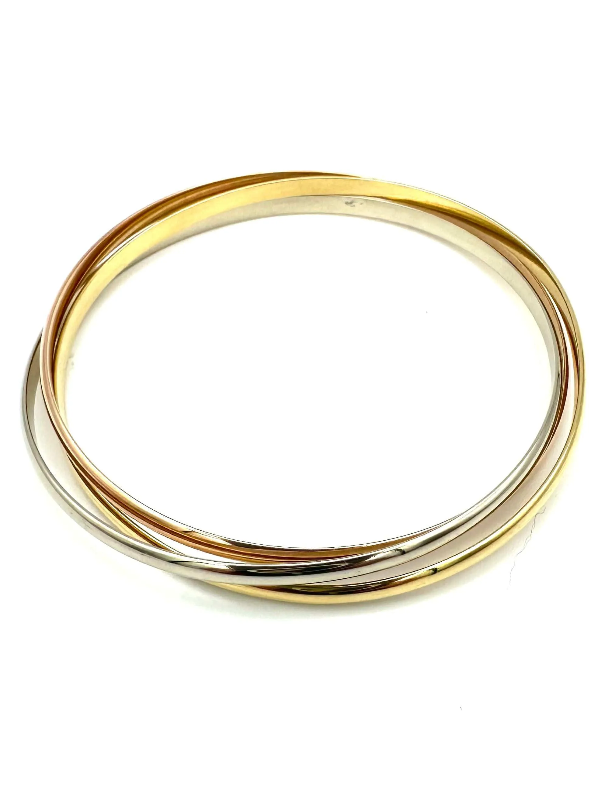 CARTIER. Collection "Trinity", bracelet 3 ors 18K (PM) sold by 58 Facettes product image thumbnail 2