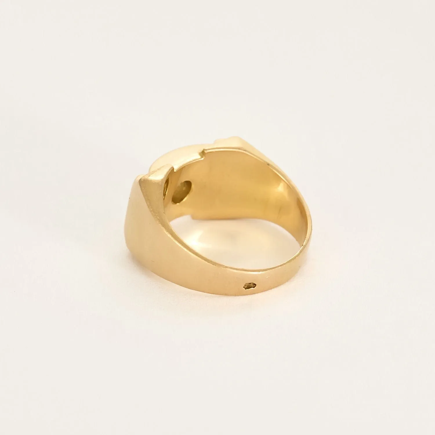 Chevalière en or jaune et diamant sold by 58 Facettes product image thumbnail 5