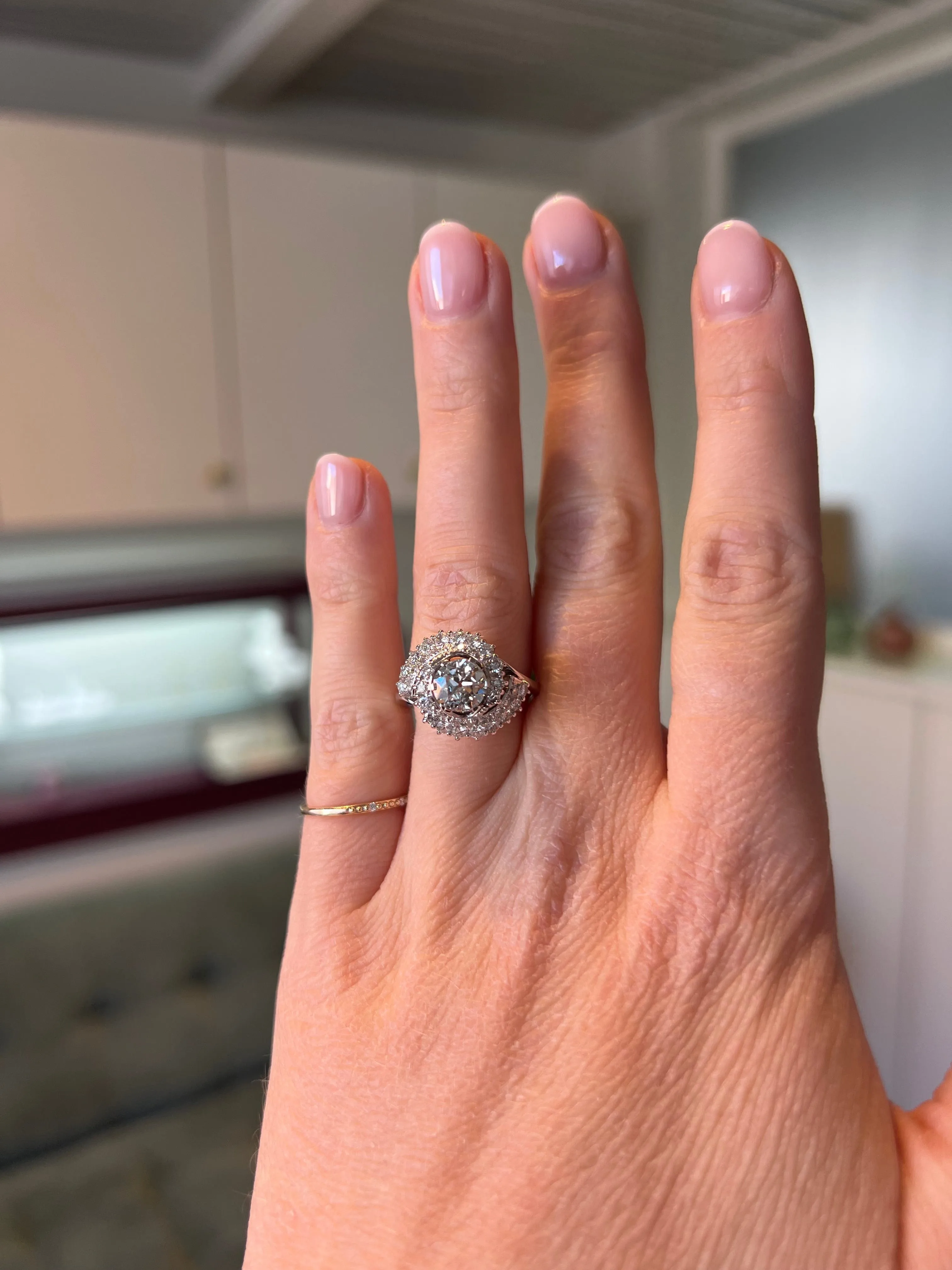 Art Déco diamond ring sold by 58 Facettes product image thumbnail 3