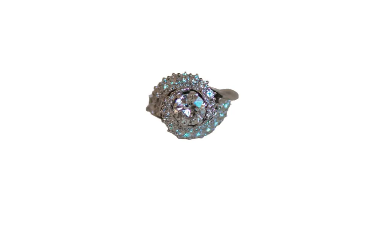 Art Déco diamond ring sold by 58 Facettes