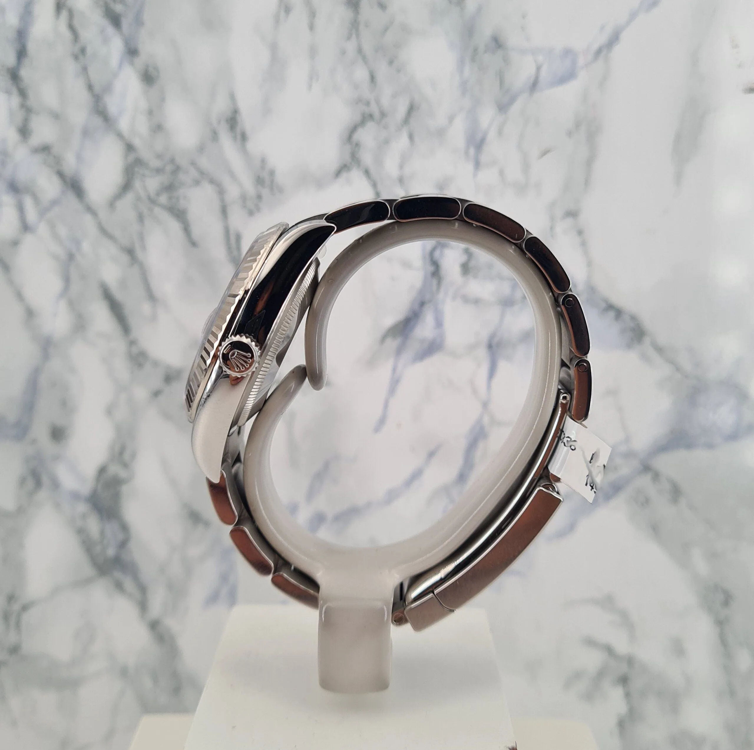 ROLEX - Montre DateJust 36 Bleu Diamants sold by 58 Facettes product image thumbnail 4