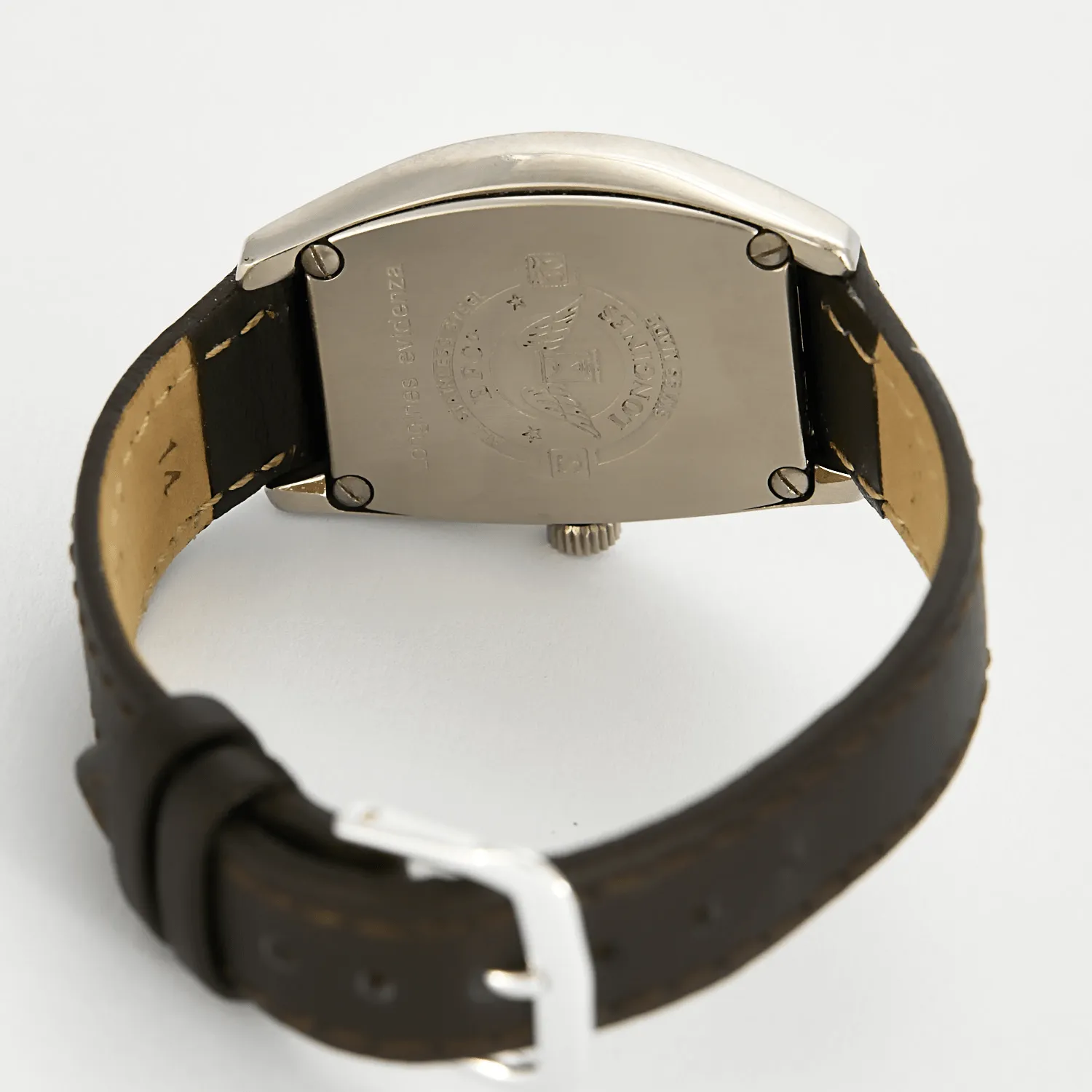 LONGINES - Evidenza - Montre acier à boitier tonneau à mouvement automatique. sold by 58 Facettes product image thumbnail 4
