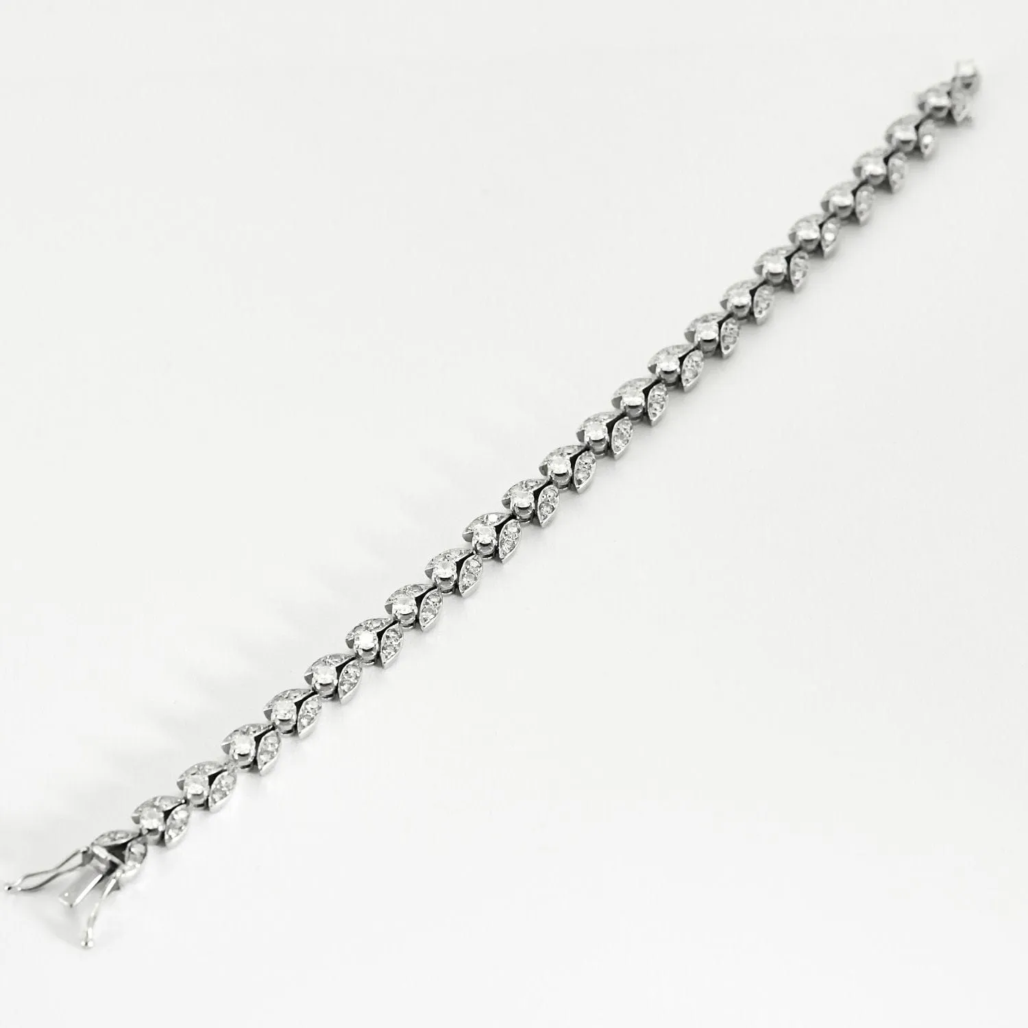 Bracelet articulé or blanc et diamants sold by 58 Facettes product image thumbnail 3