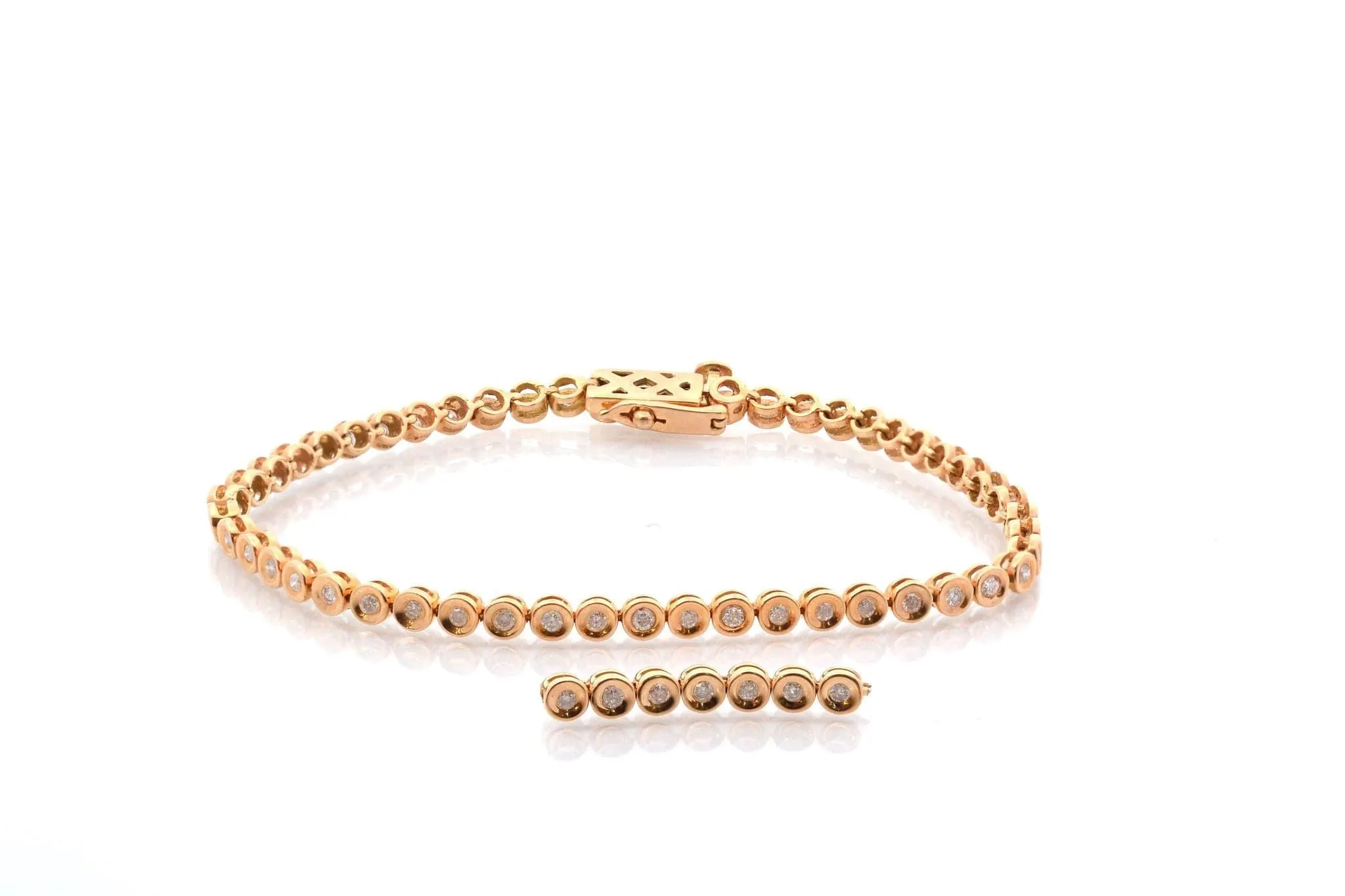 Bracelet d'occasion en or 18k et diamants sold by 58 Facettes product image thumbnail 2