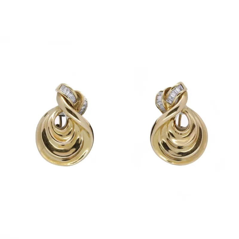 Boucles d'oreilles - Or et diamants sold by 58 Facettes