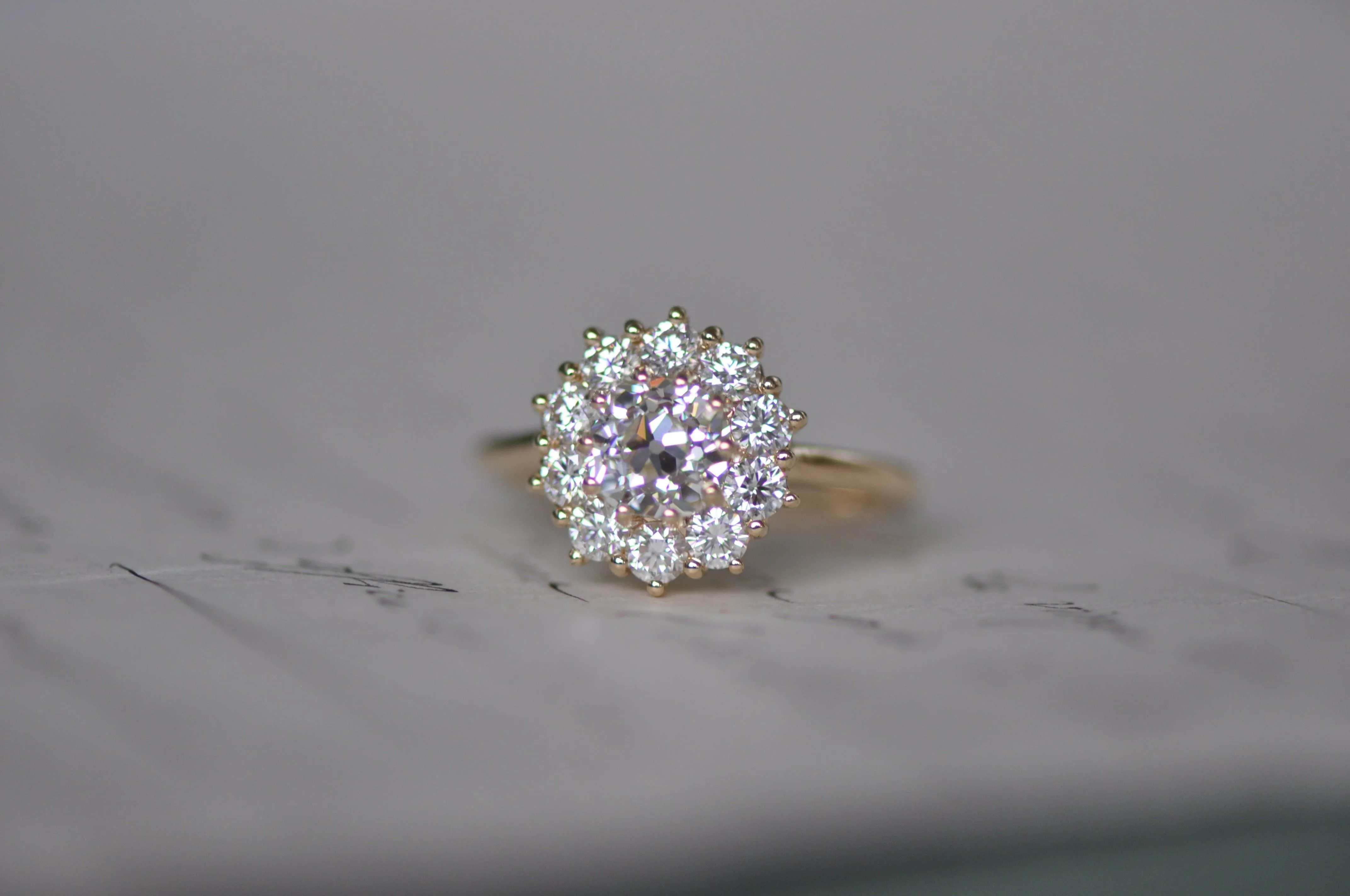 Old mine diamond ring (GIA certificate) sold by 58 Facettes product image thumbnail 3