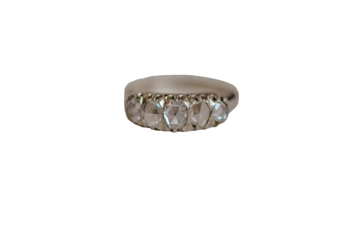 White gold Georgian diamond ring sold by 58 Facettes