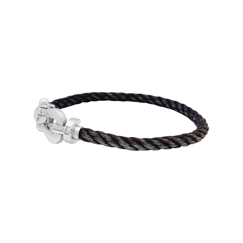 Bracelet Fred, "Force 10", or blanc, corderie. sold by 58 Facettes product image thumbnail 3