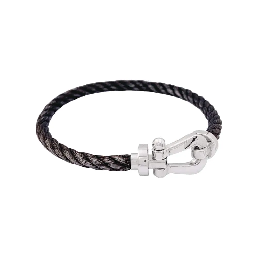 Bracelet Fred, "Force 10", or blanc, corderie. sold by 58 Facettes product image thumbnail 2